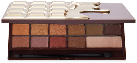 Makeup Revolution I Heart Makeup Palette Zestaw cieni do powiek Chocolate Golden Bar 22g (16 kolor?lw)