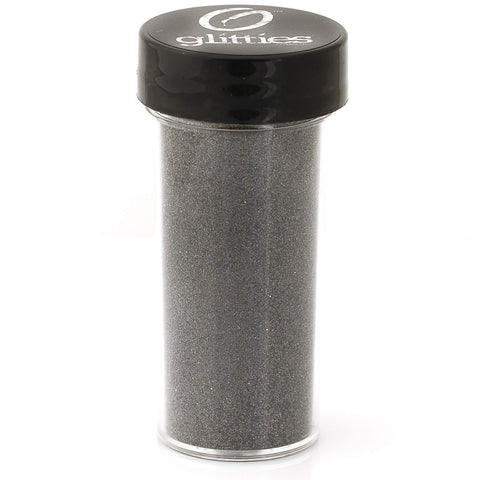GLITTIES - Black Jewel - Cosmetic Grade Fine (.008") Loose Glitter Powder Safe for Skin! Perfect for Makeup, Body Tattoos, Face, Hair, Lips, Soap, Lotion, Nail Art - (30 Gram Jar)