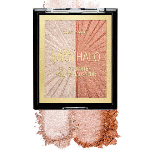 wet n wild MegaGlo Blushlighter| Blush & Highlighter Duo| Shimmer Metallic Finish| Highlight Bling