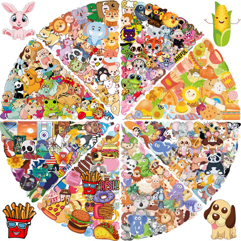 Aresvns Temporary Tattoo for Kids 310+ PCS,Cute Mixed Style Cartoon Small Fake Tattoos for Boys and Girls Waterproof,Non-toxic and Easy to remove