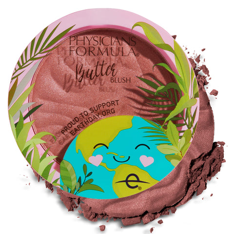 Physicians Formula Earth Day Butter Blush Saucy Mauve, Clean Beauty, Dermatologist Tested, Vegan, Cruelty-Free
